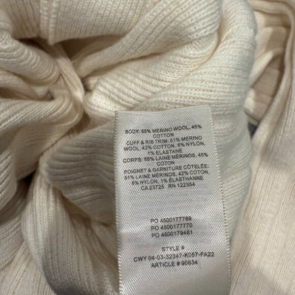 NWOT Wilfred Plunge Front Cardigan Merino wool V-neck cardigan - Picture 6 of 6